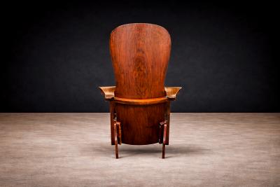  M veis Cimo Brazilian Mid Century Modern Armchair in Bentwood Cimo 1950s