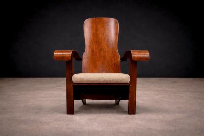  M veis Cimo Brazilian Mid Century Modern Armchair in Bentwood Cimo 1950s