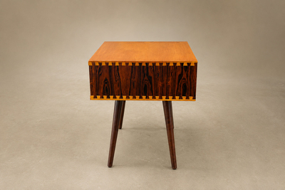  M veis Cimo Brazilian Modern Accent Table in Rosewood Pau Marfim by Cimo Brazil