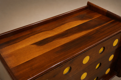  M veis Cimo Brazilian Modern Imbuia Chest of Drawers by M veis Cimo Brazil