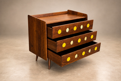  M veis Cimo Brazilian Modern Imbuia Chest of Drawers by M veis Cimo Brazil