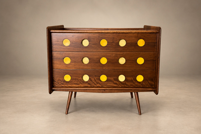  M veis Cimo Brazilian Modern Imbuia Chest of Drawers by M veis Cimo Brazil