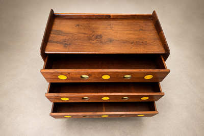  M veis Cimo Brazilian Modern Imbuia Chest of Drawers by M veis Cimo Brazil
