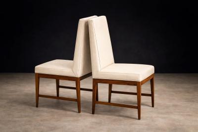  M veis Cimo Cimo Brazil 1950 Set of 8 Tall Back Dining Chairs in Cavi na