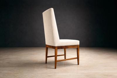  M veis Cimo Cimo Brazil 1950 Set of 8 Tall Back Dining Chairs in Cavi na