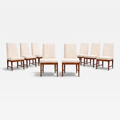  M veis Cimo Cimo Brazil 1950 Set of 8 Tall Back Dining Chairs in Cavi na