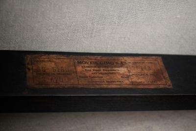  M veis Cimo Cimo Brazil 1950s Set of 8 Dining Chairs in Hardwood with Dusty Olive Mohair