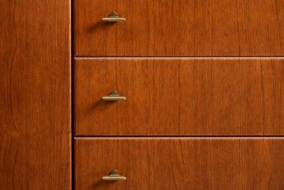  M veis Cimo Cimo Brazilian Rosewood Credenza and Brass Hardware 1960s