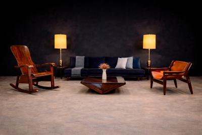  M veis Cimo Rocking Chair in Bentwood Moveis Cimo 1950s