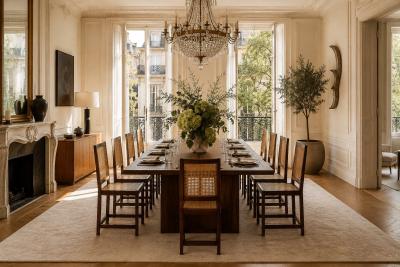  M veis Primus Set of Ten Brazilian Modern Dining Chairs in Rosewood and Cane by M veis Primus