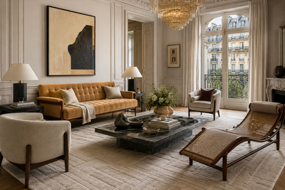  M veis Provenzal Sofa in Brazilian Rosewood and Camel Mohair by M veis Provenzal Brazil