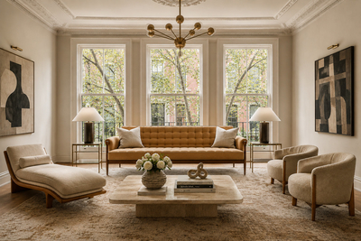  M veis Provenzal Sofa in Brazilian Rosewood and Camel Mohair by M veis Provenzal Brazil