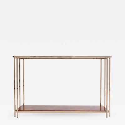  M2000 Furniture Co Gold Layered Console Table