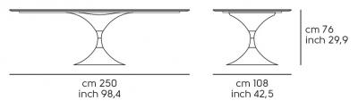  MIDJ Leo Fixed Dining Table