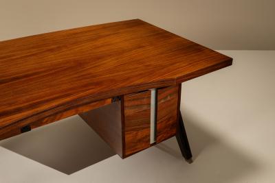  MIM Mobili Italiani Moderni Ennio Fazioli and Writing Desk in Rosewood for MIM Roma Italy 1958