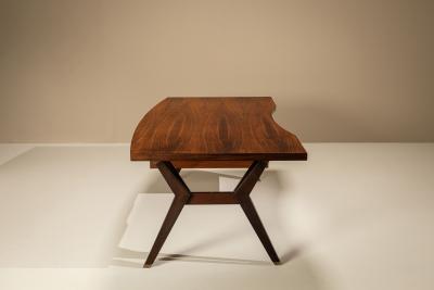  MIM Mobili Italiani Moderni Ennio Fazioli and Writing Desk in Rosewood for MIM Roma Italy 1958