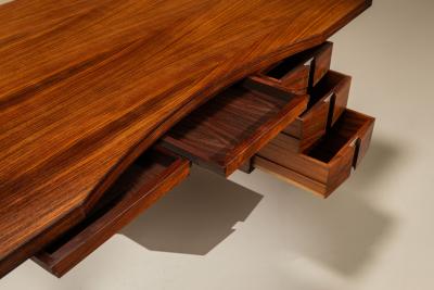  MIM Mobili Italiani Moderni Ennio Fazioli and Writing Desk in Rosewood for MIM Roma Italy 1958