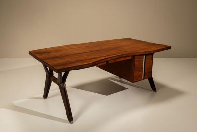  MIM Mobili Italiani Moderni Ennio Fazioli and Writing Desk in Rosewood for MIM Roma Italy 1958