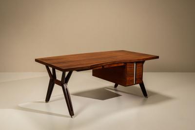  MIM Mobili Italiani Moderni Ennio Fazioli and Writing Desk in Rosewood for MIM Roma Italy 1958