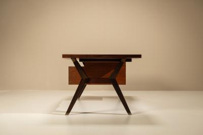  MIM Mobili Italiani Moderni Ennio Fazioli and Writing Desk in Rosewood for MIM Roma Italy 1958
