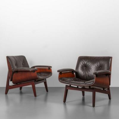  MIM Mobili Italiani Moderni MIM Editeur Pair of Armchairs