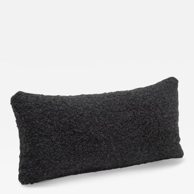  MOGUL Charcoal Boucle Kidney Pillow By MOGUL