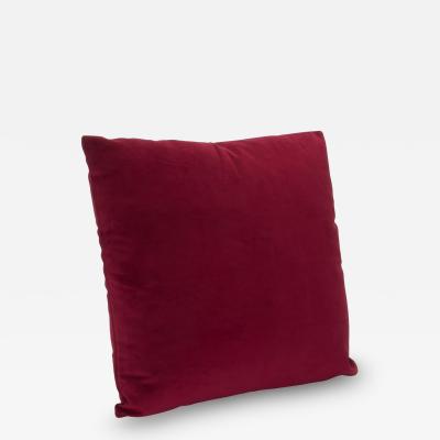  MOGUL Modern Ruby Velvet Decorative Pillow by MOGUL