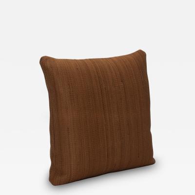  MOGUL Modern Sienna Leather Decorative Pillow by MOGUL