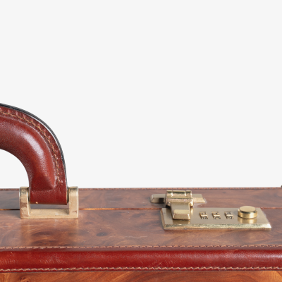 MOMODESIGN Burlwood Leather Attach Briefcase by MOMODESIGN Italy