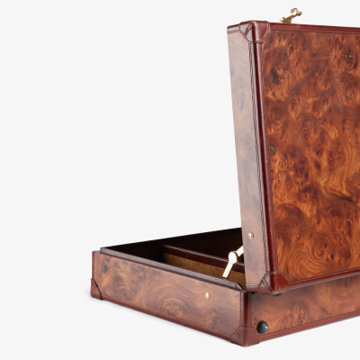 MOMODESIGN Burlwood Leather Attach Briefcase by MOMODESIGN Italy