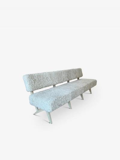  MONC XIII METROPOLE 7 BENCH WITH SHEARLING