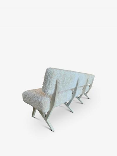  MONC XIII METROPOLE 7 BENCH WITH SHEARLING