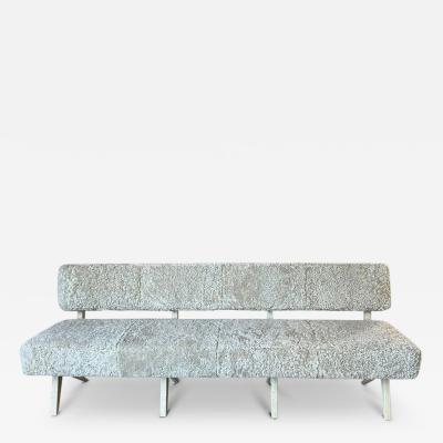  MONC XIII METROPOLE 7 BENCH WITH SHEARLING