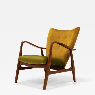  Madsen Schubell Lounge Chair Model MS6 in Teak by Madsen Schubell Denmark 1950s