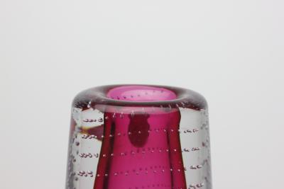  Magnor Glassverk AS Scandinavian Norwegian Glass Vase by Magnor Glassverk AS 1960s Norway