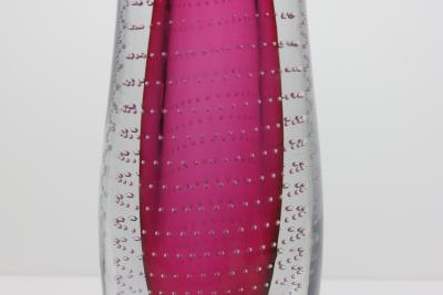  Magnor Glassverk AS Scandinavian Norwegian Glass Vase by Magnor Glassverk AS 1960s Norway