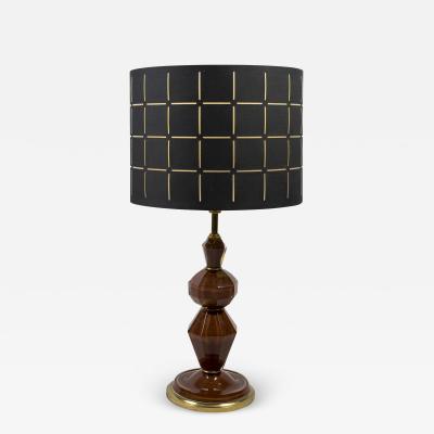  Maison Bagu s 1940s glass table lamp designed by Maison Bagu s