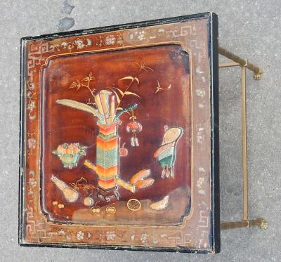  Maison Bagu s 1950 1970 Pair of End of Sofa in the Style of Maison Bagu s Lacquer of China