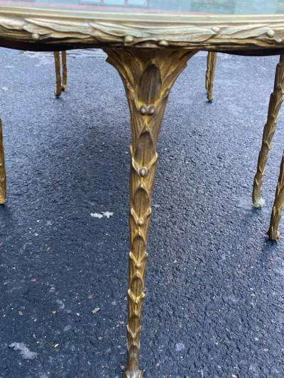  Maison Bagu s 1970 Tripartite Table Maison Charles Jansen Or Bagu s Palm Tree Decor Bronze