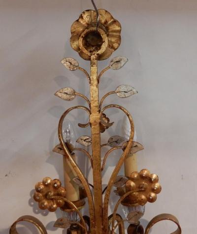  Maison Bagu s 1970 Wall Lamp in the Style of Maison Bagu s or Banci