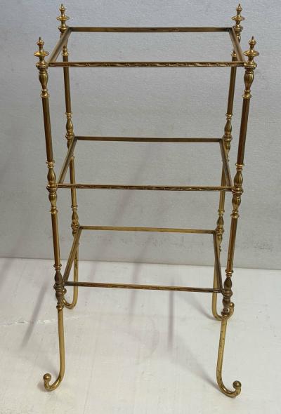  Maison Bagu s Bronze Shelf 3 Tiers Maison Bagu s Oxidized Mirrored Shelves Aged Finish