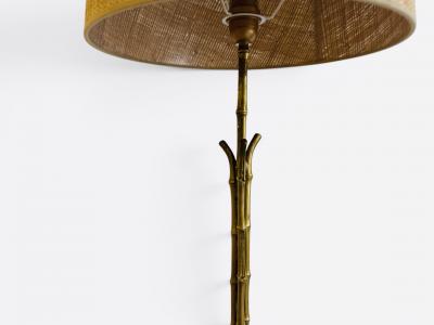  Maison Bagu s Floor Lamp By Maison Bagues in Bronze Faux Bambou