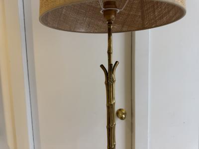  Maison Bagu s Floor Lamp By Maison Bagues in Bronze Faux Bambou