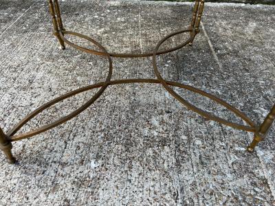  Maison Bagu s French Maison Bagu s Attributed Brass Coffee Table