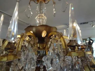  Maison Bagu s French Maison Bagu s Attributed Crystal Chandelier