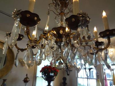  Maison Bagu s French Maison Bagu s Attributed Crystal Chandelier