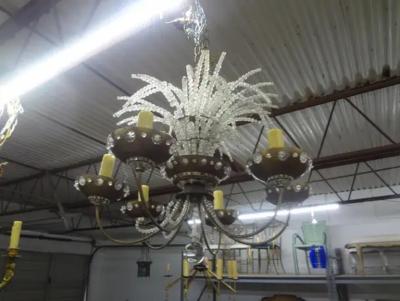  Maison Bagu s French Maison Bagues Beaded Crystal Chandelier