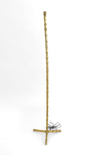  Maison Bagu s French Mid Century Bagues Style Faux Bamboo Floor Lamp