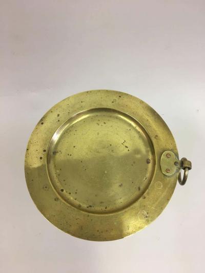  Maison Bagu s French Mid Century Modern Neoclassical Solid Brass Gu ridon or Side Table