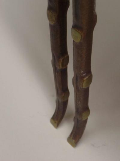  Maison Bagu s French Midcentury Gilt Bronze Faux Bamboo 3 Part Coffee Table by Maison Bagu s